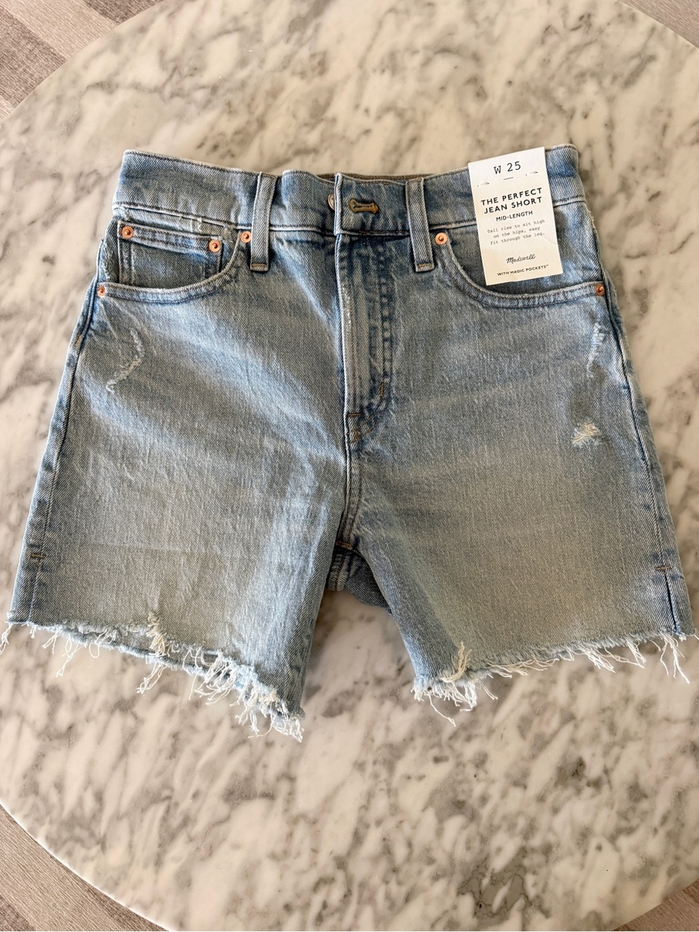 Madewell - The Perfect Jean Short - 25 - NWT